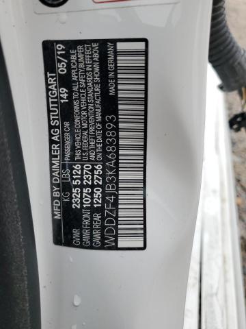 2019 MERCEDES-BENZ E 300 - WDDZF4JB3KA683893