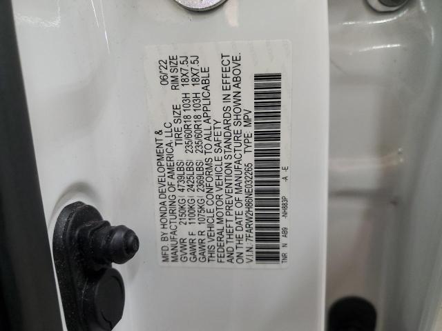 2022 HONDA CR-V EXL - 7FARW2H86NE032265