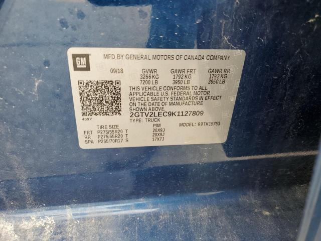 2019 GMC SIERRA LIM - 2GTV2LEC9K1127809