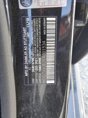 2019 MERCEDES-BENZ AMG GT 63 - WDD7X8JB2KA001534