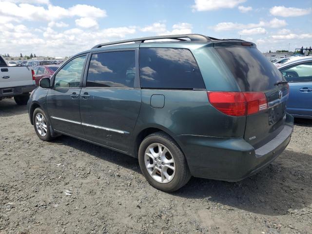 TOYOTA SIENNA XLE 2005 green sports v gas 5TDZA22C05S339580 photo #3