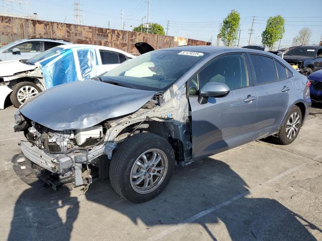 TOYOTA COROLLA LE 2022 blue  hybrid engine JTDEAMDE3NJ057035 photo #1