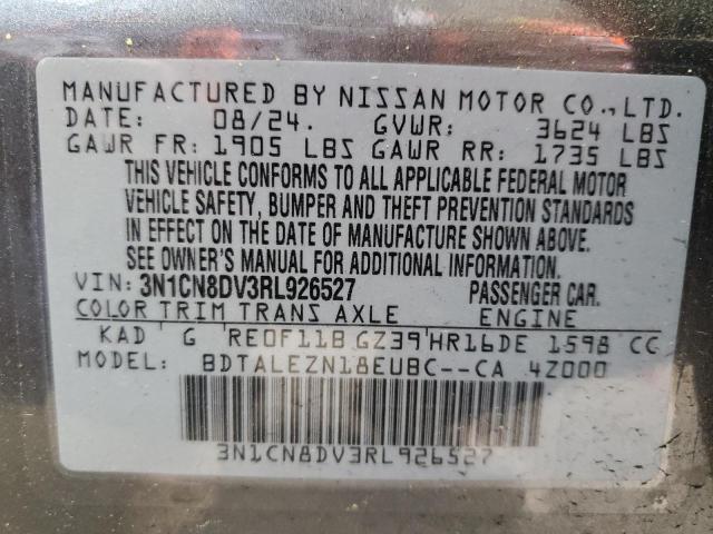 2024 NISSAN VERSA S - 3N1CN8DV3RL926527