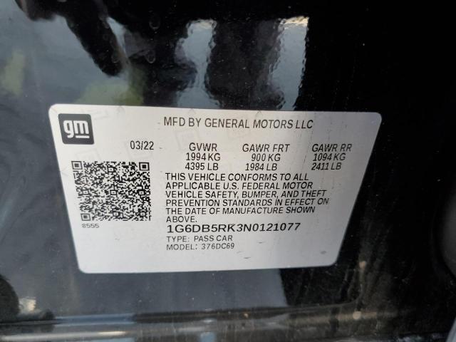 2022 CADILLAC CT4 PREMIU - 1G6DB5RK3N0121077