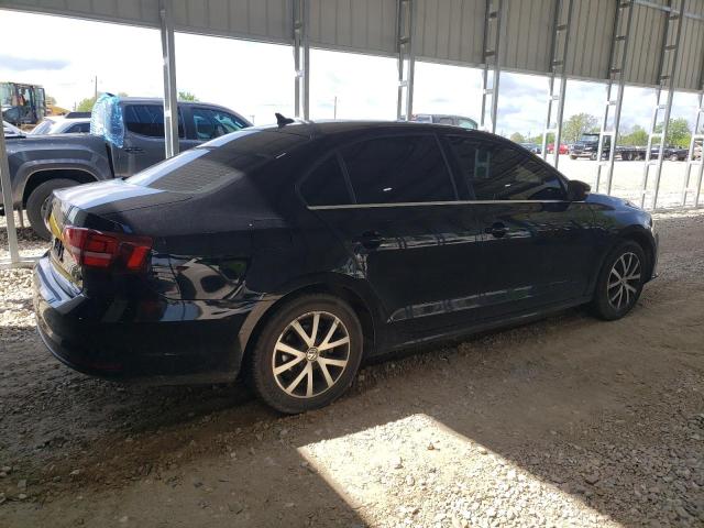 VOLKSWAGEN JETTA SE 2017 black  gas 3VWDB7AJ4HM316082 photo #4