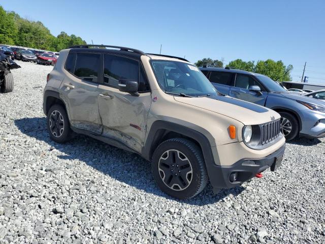 Vin: zaccjbct2gpc76275, lot: 54624095, jeep renegade trailhawk 20164