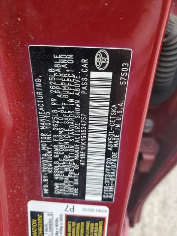 2016 TOYOTA CAMRY LE - 4T1BF1FK1GU534757