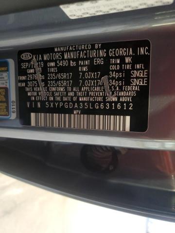 2020 KIA SORENTO L - 5XYPGDA35LG631612