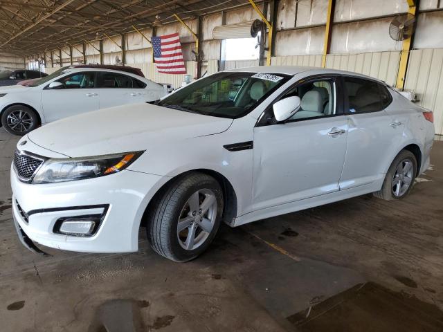 KIA OPTIMA LX 2015 white  gas 5XXGM4A7XFG452826 photo #1