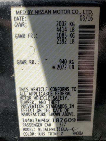 2016 NISSAN ALTIMA 3.5 - 1N4BL3AP4GC187609