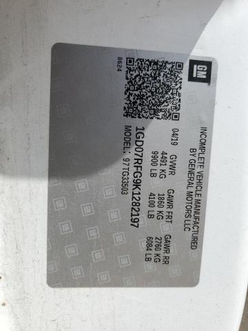 2019 GMC SAVANA CUT #3302859958