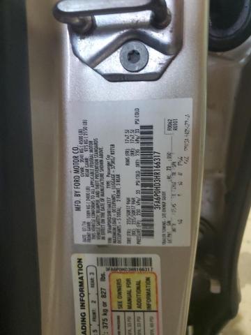 2017 FORD FUSION - 3FA6P0HD3HR166317