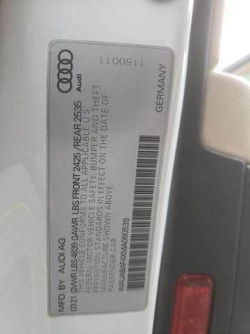 2021 AUDI A4 PREMIUM - WAUABAF4XMA060539