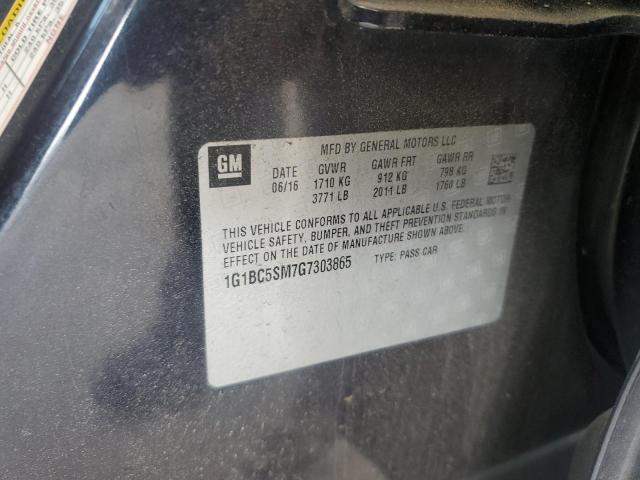 2016 CHEVROLET CRUZE LS - 1G1BC5SM7G7303865