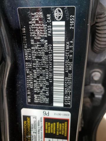 2015 TOYOTA CAMRY LE - 4T1BF1FK4FU061340