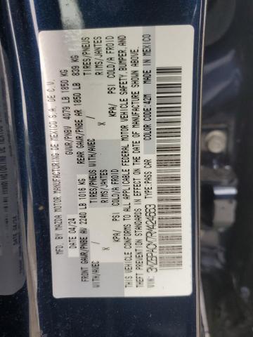 2024 MAZDA 3 PREFERRE - 3MZBPACM7RM424663