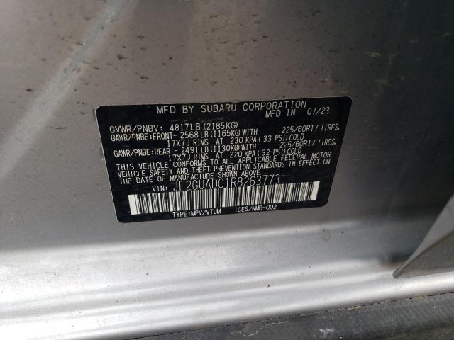 2024 SUBARU CROSSTREK - JF2GUADC1R8263773