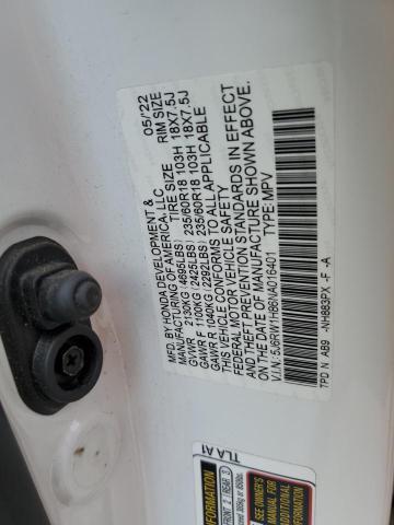 2022 HONDA CR-V EXL - 5J6RW1H86NA016401