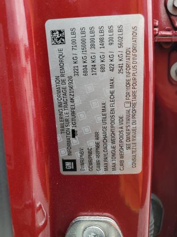 2019 GMC SIERRA K15 - 1GTU9FEL4KZ156926