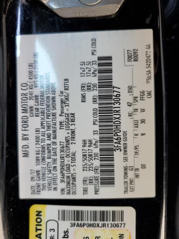 2018 FORD FUSION SE - 3FA6P0HDXJR130677