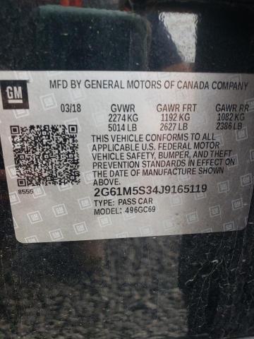 2018 CADILLAC XTS LUXURY 2G61M5S34J9165119