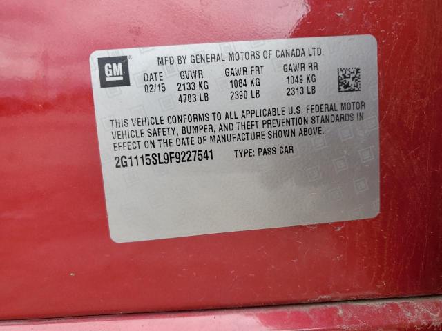 2015 CHEVROLET IMPALA LT - 2G1115SL9F9227541