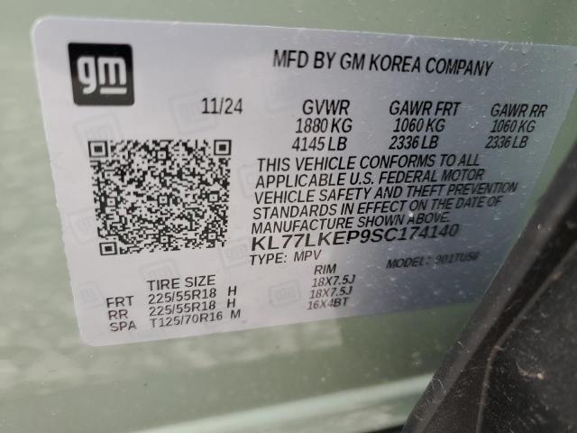 2025 CHEVROLET TRAX ACTIV KL77LKEP9SC174140
