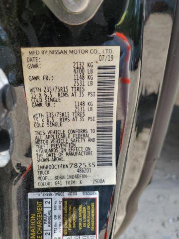 2019 NISSAN FRONTIER S - 1N6BD0CT4KN782535