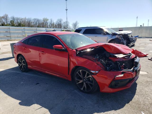 Vin: 2hgfc2f80kh605940, lot: 53298025, honda civic sport 20194