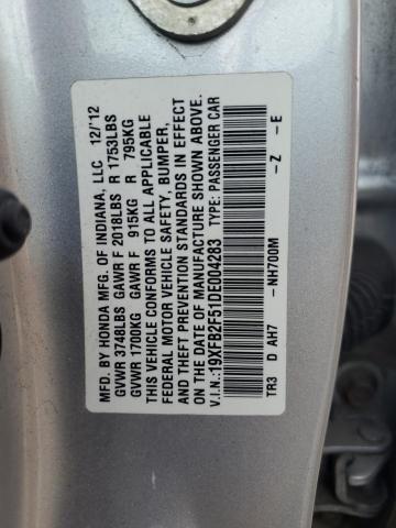 2013 HONDA CIVIC LX - 19XFB2F51DE004283