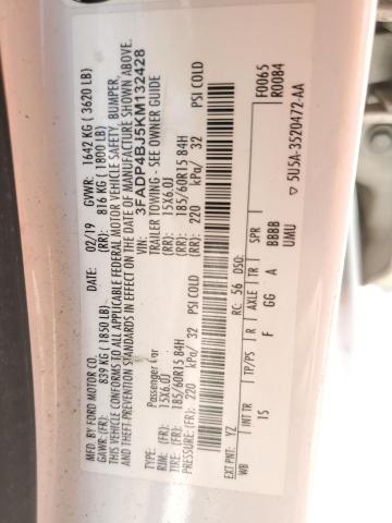 2019 FORD FIESTA SE - 3FADP4BJ5KM132428