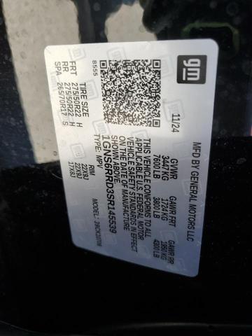 2025 CHEVROLET TAHOE K150 - 1GNS6RRD3SR145539