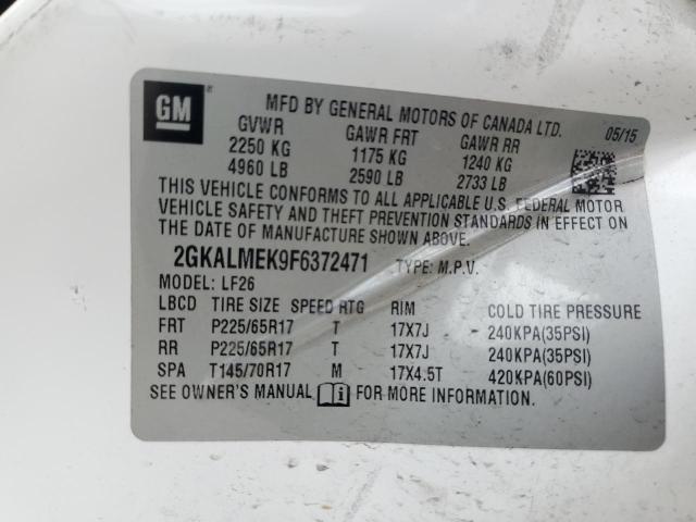 2015 GMC TERRAIN - 2GKALMEK9F6372471