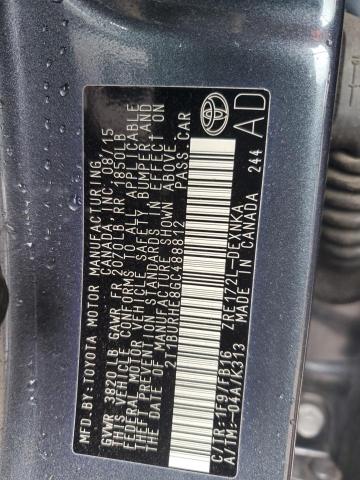 2016 TOYOTA COROLLA L - 2T1BURHE8GC488812