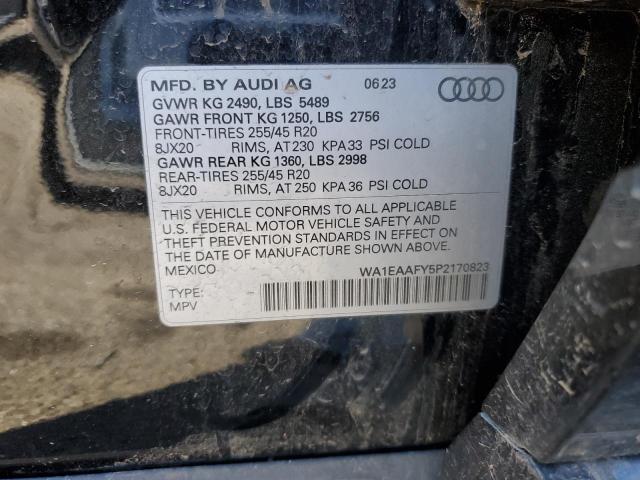 2023 AUDI Q5 PREMIUM - WA1EAAFY5P2170823