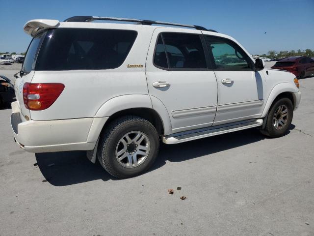 TOYOTA SEQUOIA LI 2003 white  gas 5TDZT38A03S179655 photo #4