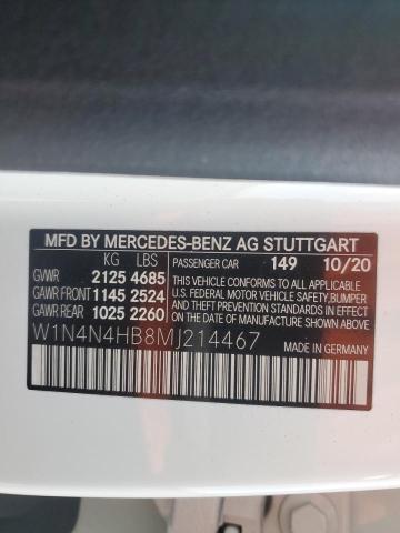 2021 MERCEDES-BENZ GLA 250 4MATIC W1N4N4HB8MJ214467