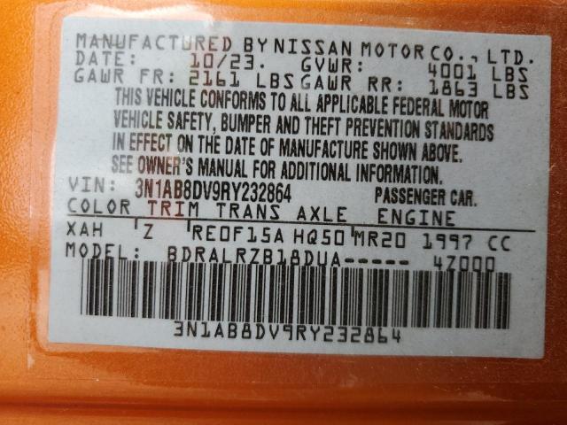 2024 NISSAN SENTRA SR 3N1AB8DV9RY232864