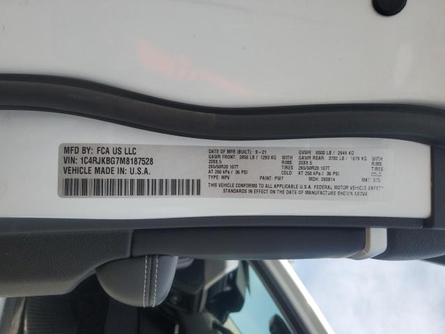 2021 JEEP GRAND CHER - 1C4RJKBG7M8187528