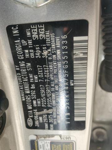 2015 KIA SORENTO LX 5XYKT4A75FG551336