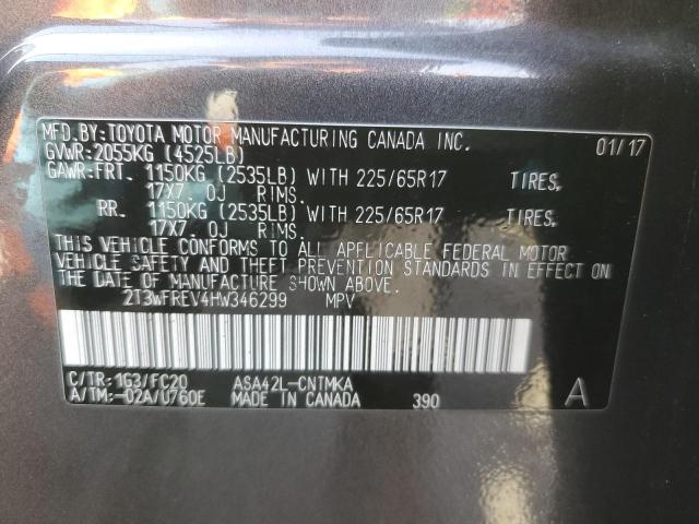 2017 TOYOTA RAV4 XLE - 2T3WFREV4HW346299