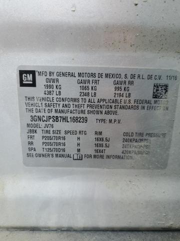 2017 CHEVROLET TRAX 1LT - 3GNCJPSB7HL168239