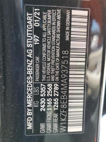 2021 MERCEDES-BENZ E 350 4MAT - W1KZF8EB4MA937518