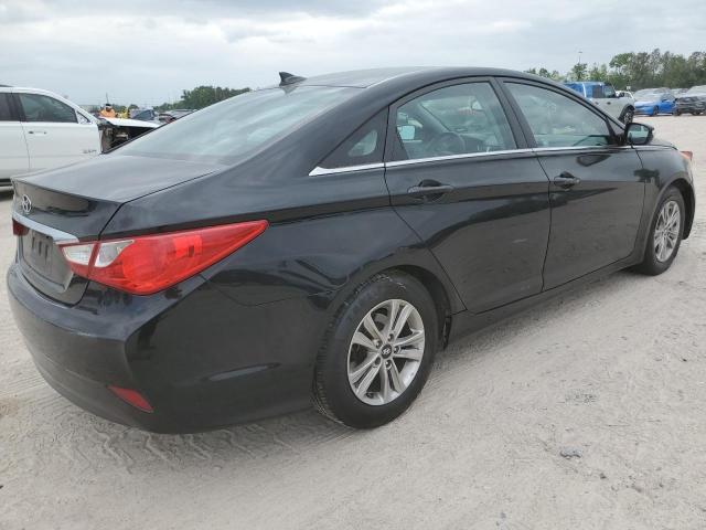 HYUNDAI SONATA GLS 2014 black sedan 4d gas 5NPEB4ACXEH823108 photo #4