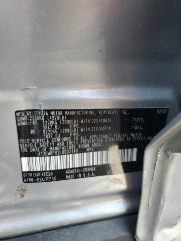 2020 TOYOTA RAV4 XSE - 4T3EWRFV2LU002148