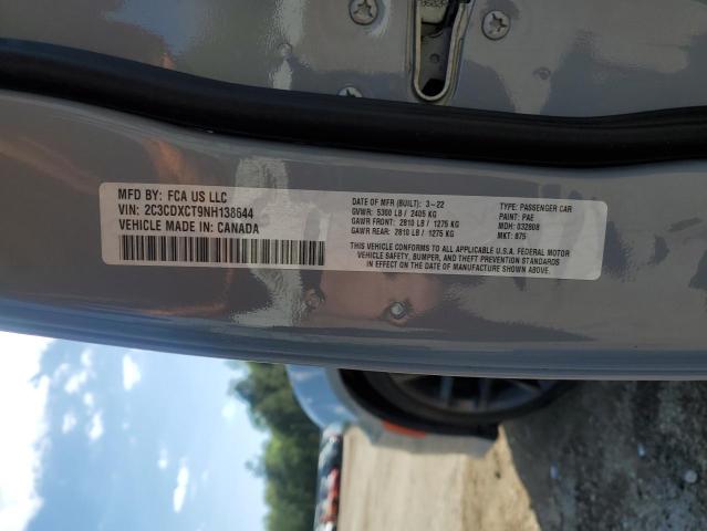 2022 DODGE CHARGER R/ - 2C3CDXCT9NH138644