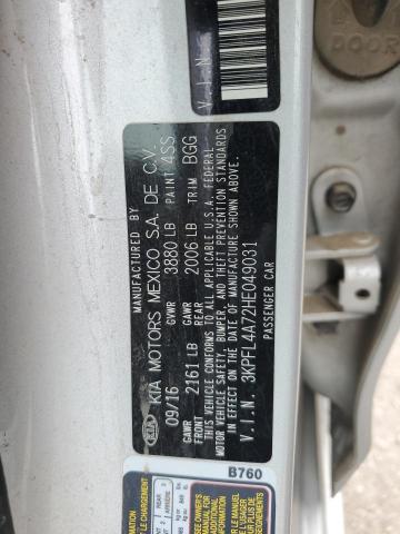 2017 KIA FORTE LX - 3KPFL4A72HE049031