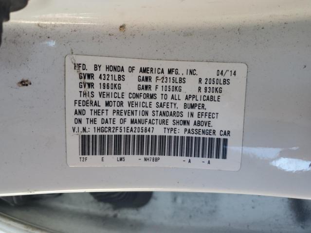 2014 HONDA ACCORD SPO - 1HGCR2F51EA205847