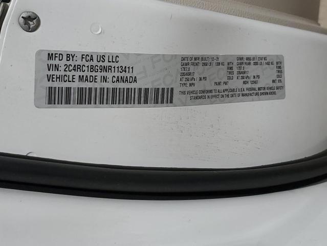 2022 CHRYSLER PACIFICA T 2C4RC1BG9NR113411
