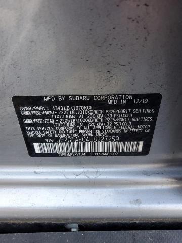 2020 SUBARU CROSSTREK - JF2GTAEC4L8227259
